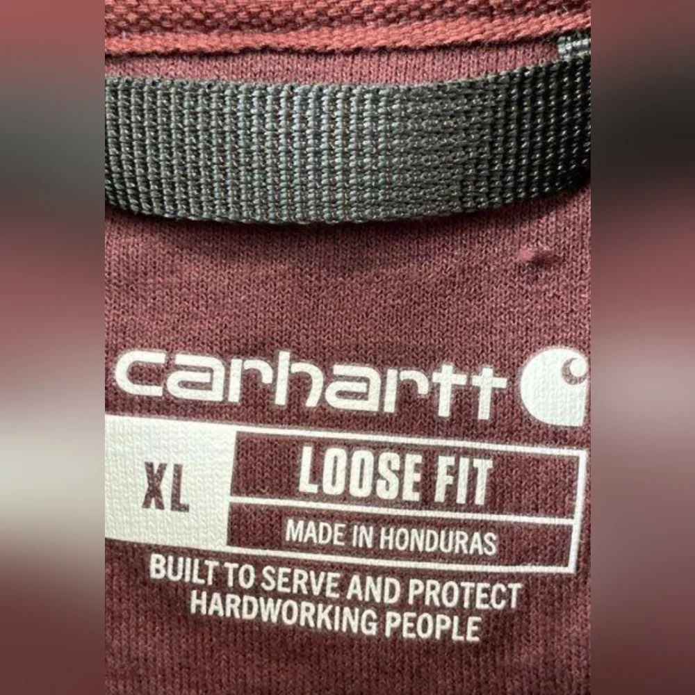 Carhartt Midweight Sleeve Logo Hooded Sweatshirt Size XL NWOT MSRP $59.99 - Picture 4 of 5